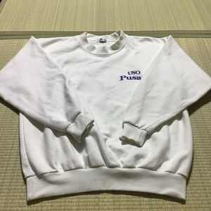 White Crewneck Vintage USO Pusan Sweatshirt